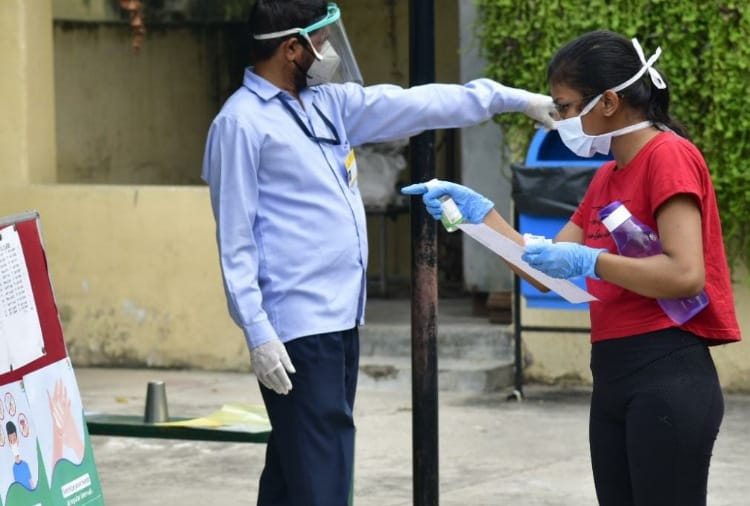 NEET 2020: Students reached exam center amid tight security in chandigarh
