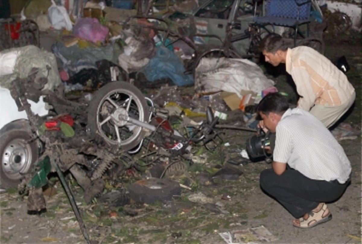 Delhi serial bomb blast 13 september 2008 by Indian Mujahideen still in memory of country