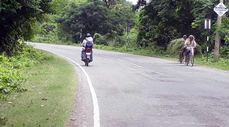 road in bad condition