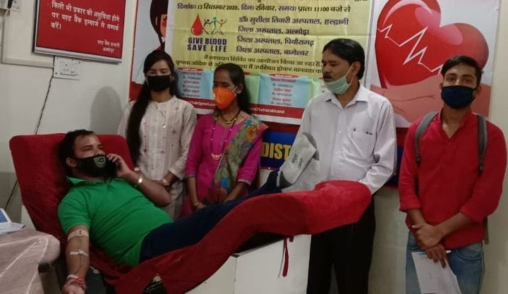 Blood donation in Almora
