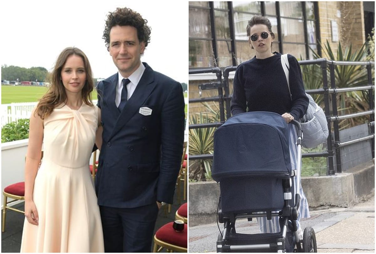 Felicity Jones secretly given birth to her first child with husband Charles Guard