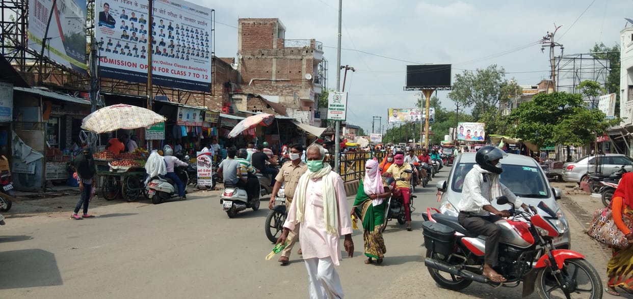 Open market on Sunday after one and a half months in Jalaun