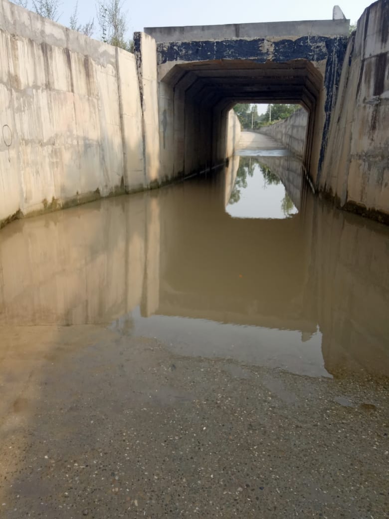 Underwater in the underpass