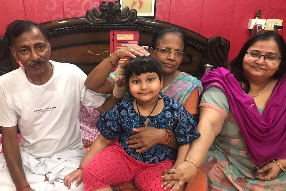 Respect for the elderly is a symbol of Indian rites