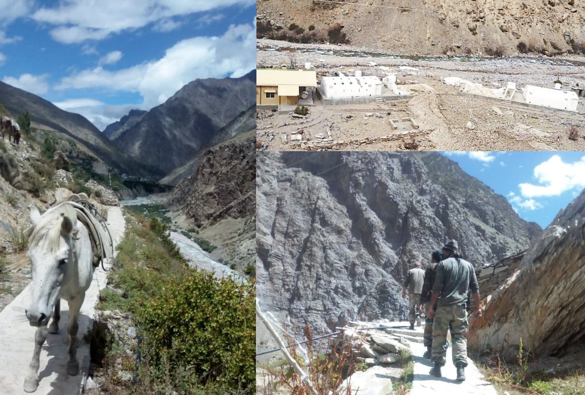 Himachal News: Army carrying goods on horses and mules due to no road connectivity in Kinnaur