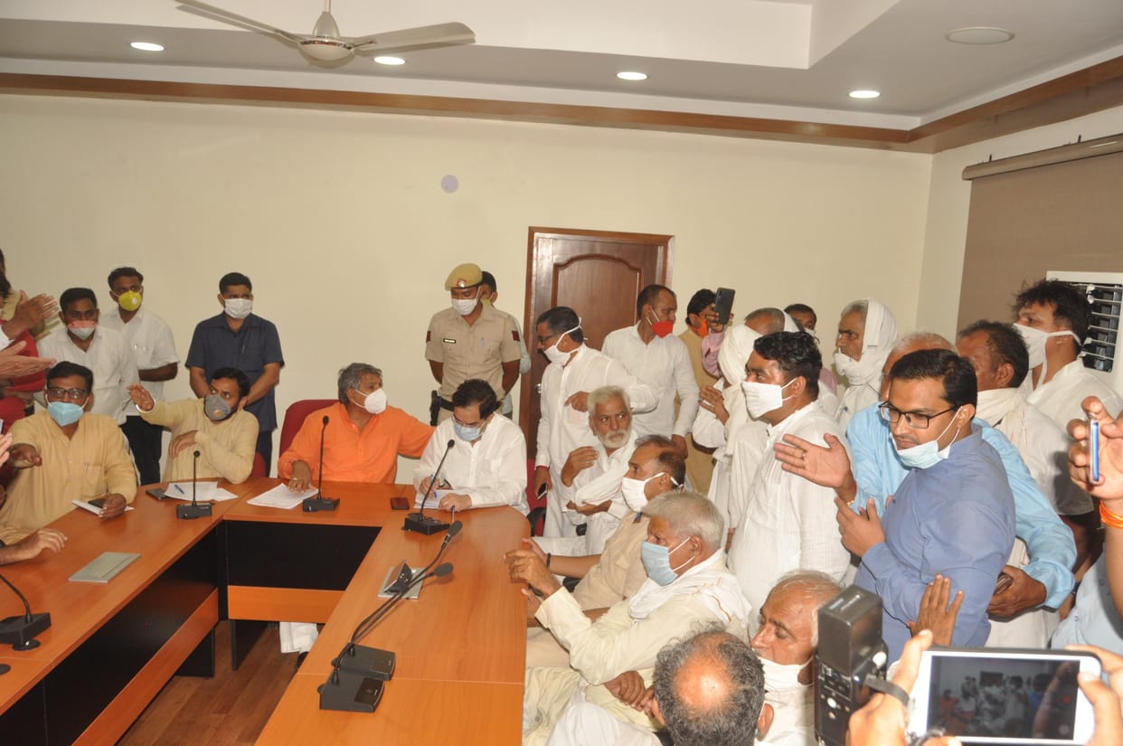 BJP State president make three mp committe