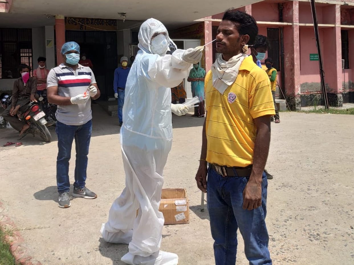 One infected each found in Chaubepur-Shivrajpur