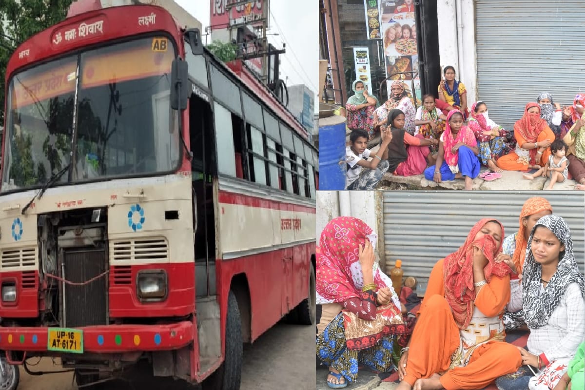 Accident: daggamar bus killed the teenager while she wnt on morning walk in meerut