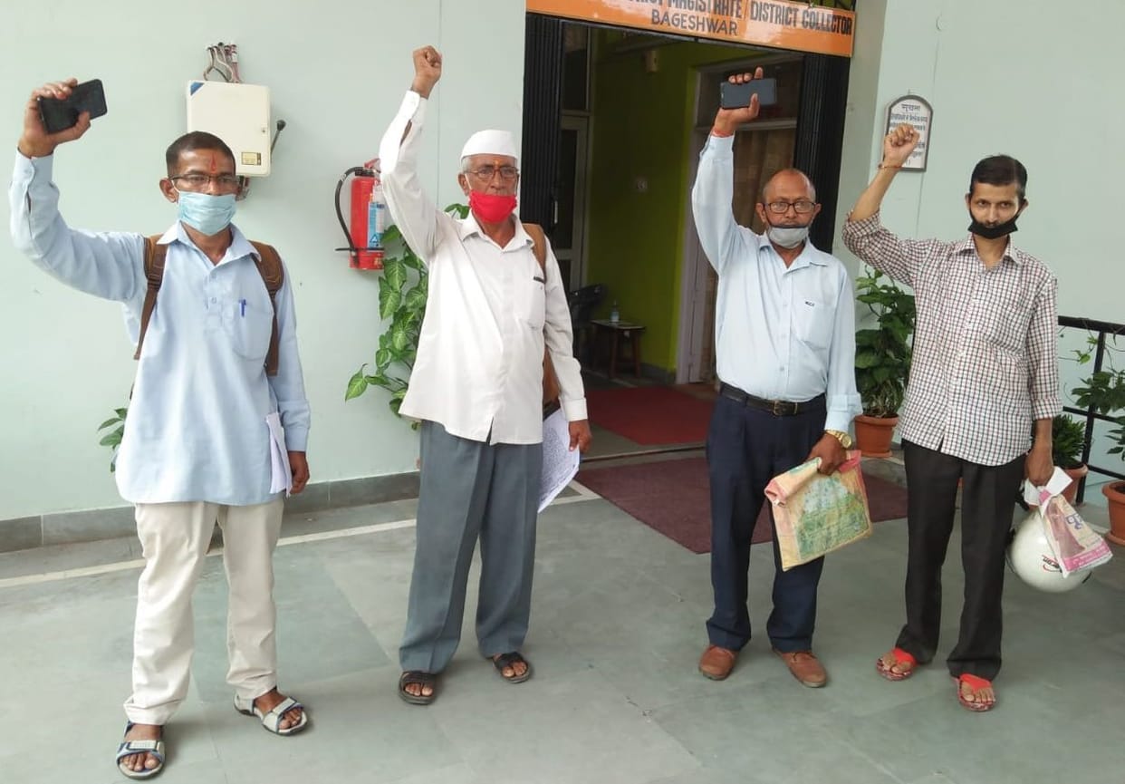 Trade union protested about demands
