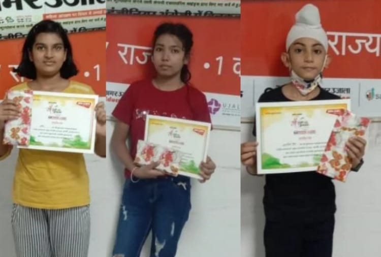Winners of Maa Tujhe Pranam rewarded
