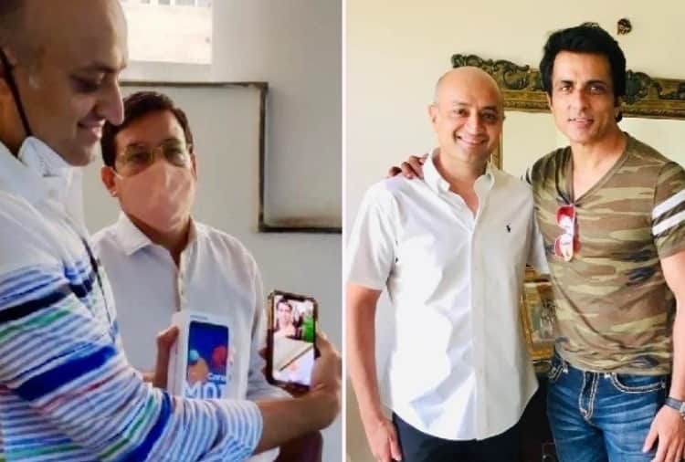 Actor Sonu Sood Sends Smartphones To Children For Online Studies in Chandigarh