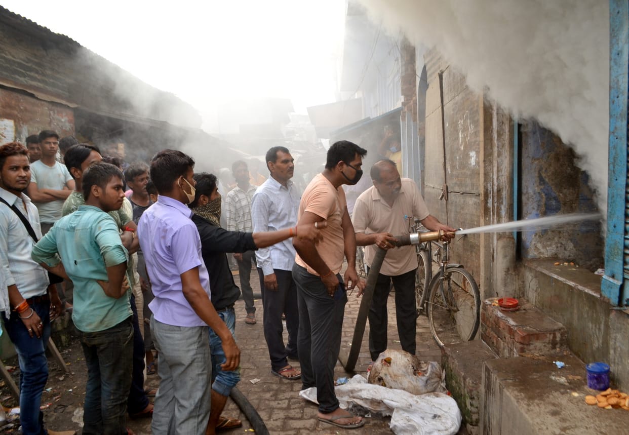fire in confectionery