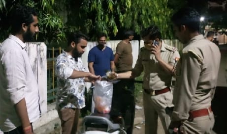 The captain checked the response time after informing about the robbery