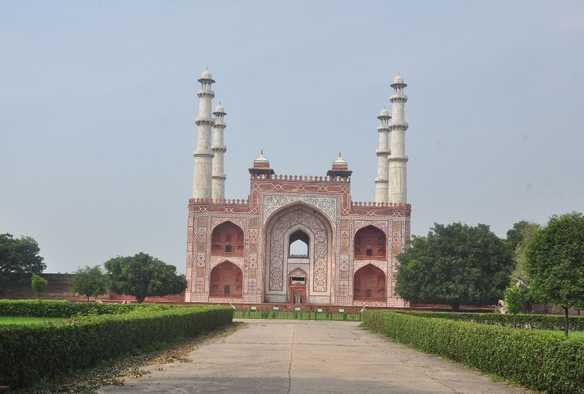 Agra Fort Sikandra Tomb Light Sound Show In Night