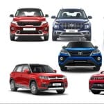 Kia Sonet vs Toyota Urban Cruiser Vs Others