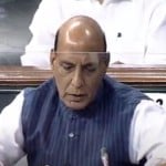 Rajnath Singh in Parliament