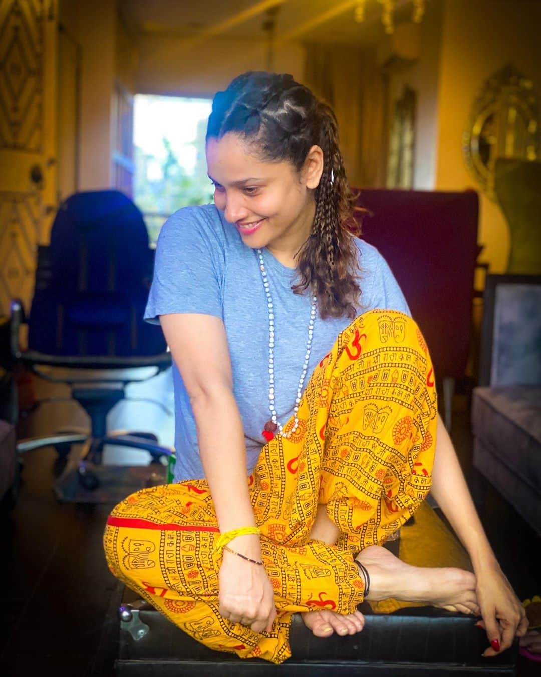 Ankita Lokhande got trolled to wearing om printed pajama