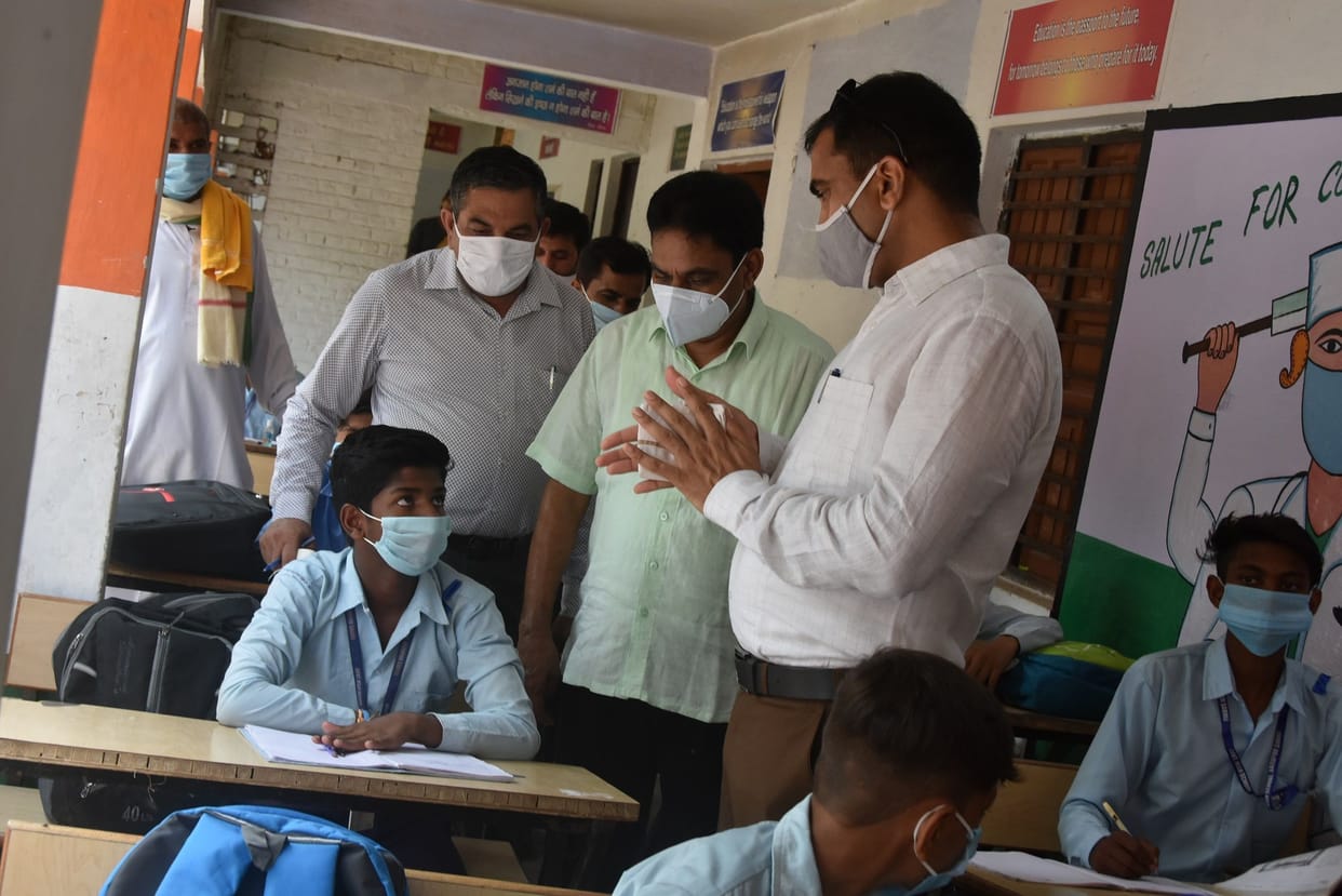 Trial was successful in Bajidpur Sabauli to open school