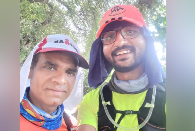 Chandigarh News in Hindi: Two people of Tri-city run 300 km in three day
