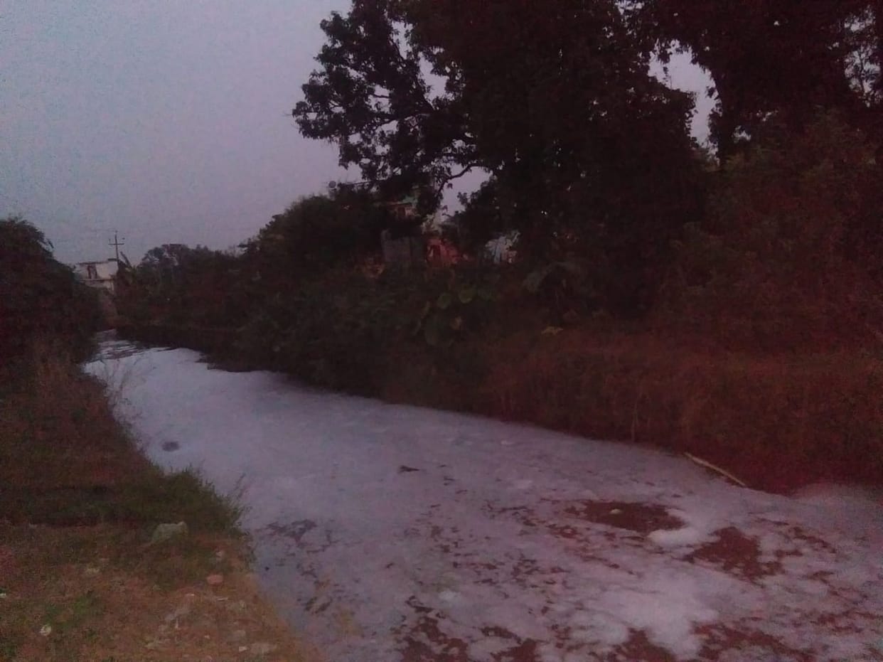 Infected Water Draines In Upper Baigul Canal