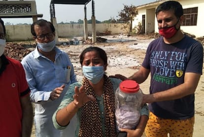 Negligence in Karnal people cremated by Diesel who died in Corona haryana news