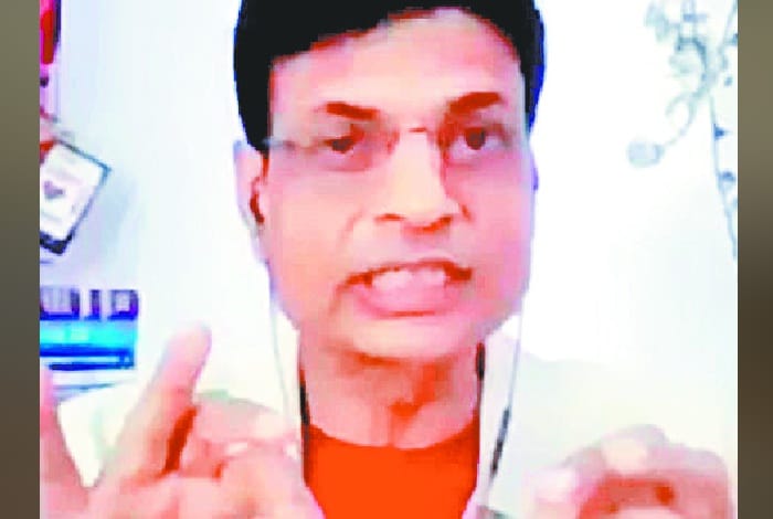 punjab university Hindi month celebrations with well-known lyricist Dr. Irshad kamil