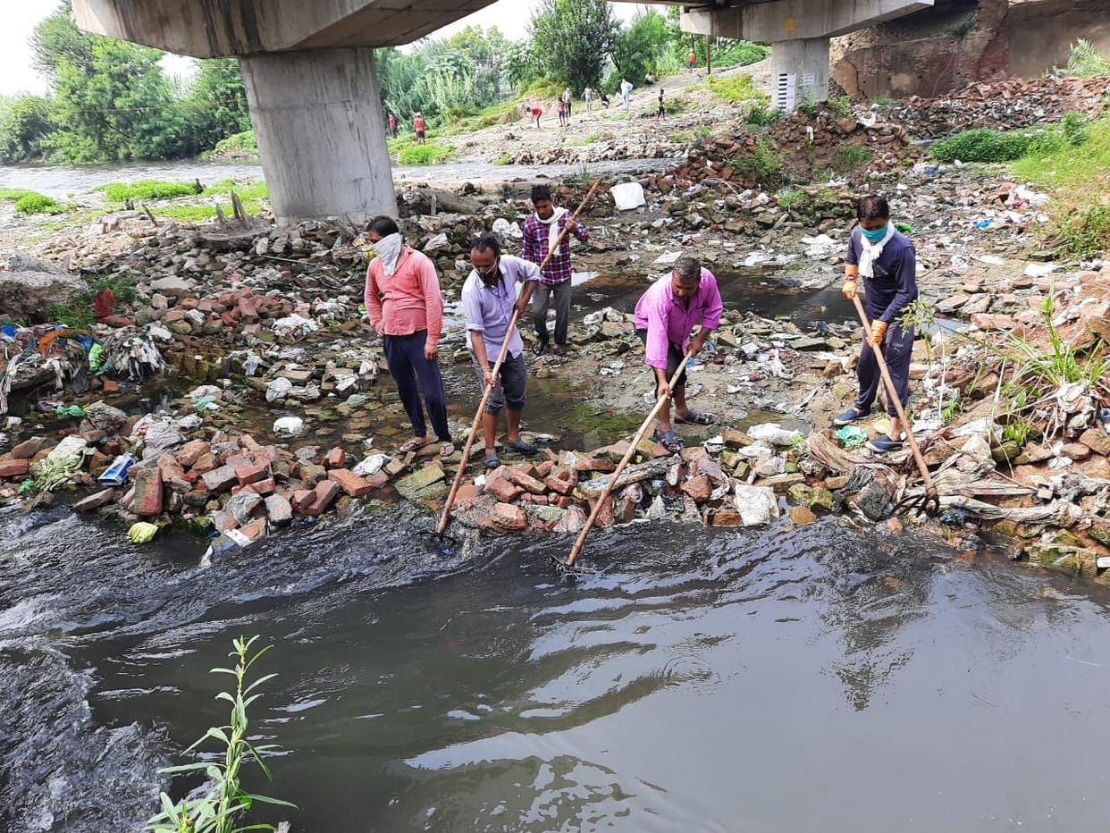 Campaign to clean up Kali River in Muzaffarnagar