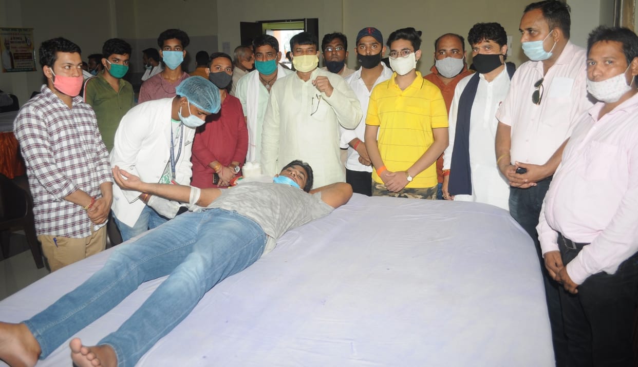 70 BJYM workers donated blood