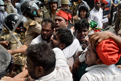 Clash with protesters on the road against unemployment, more than a hundred arrested