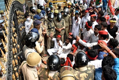 Clash with protesters on the road against unemployment, more than a hundred arrested