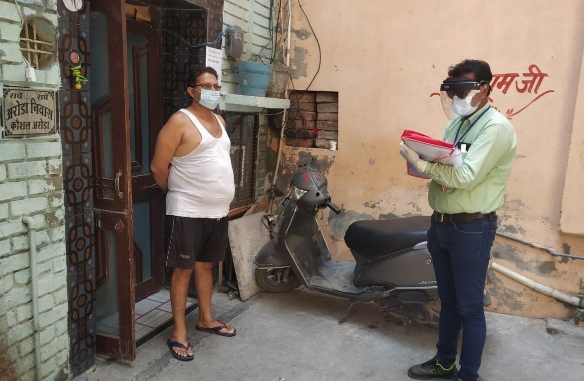 Four people killed in corona infected on Monday in the district, figure of dead reached 17.