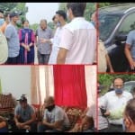 मां के साथ बुआ के घर पहुंचे सुरेश रैना