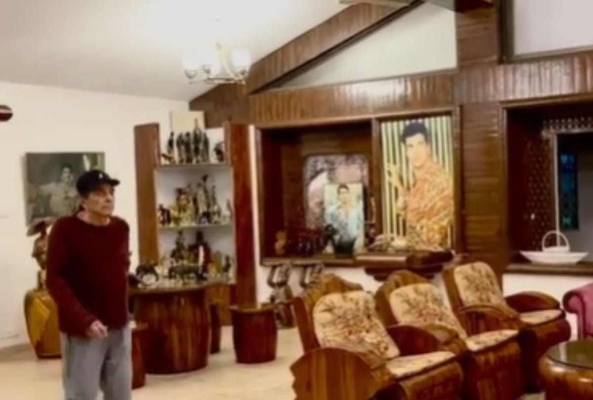 dharmendra house inside photo here royal look