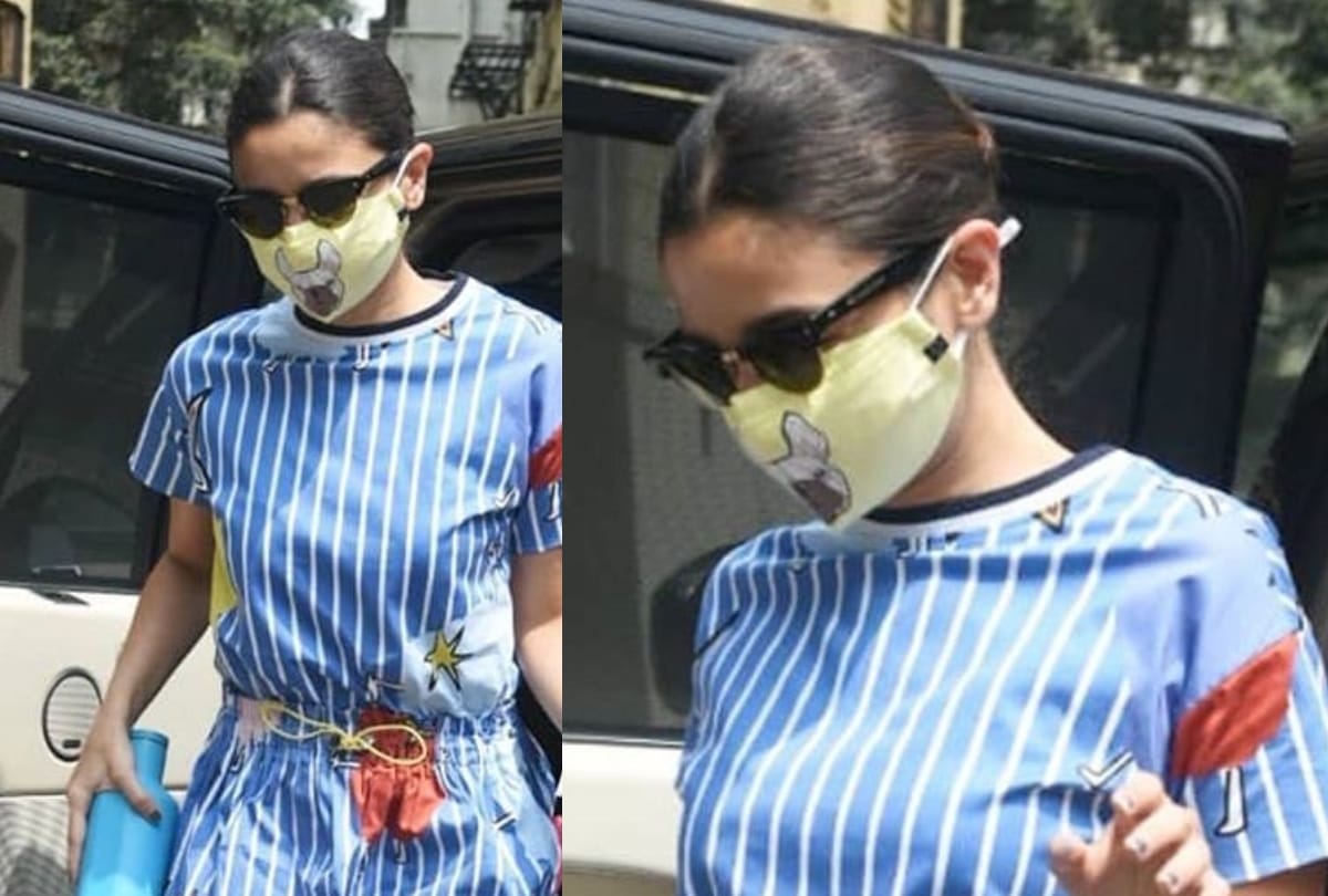alia bhatt spot in ranbir kapoor sister riddhima birthday party in old zimmermann short dress