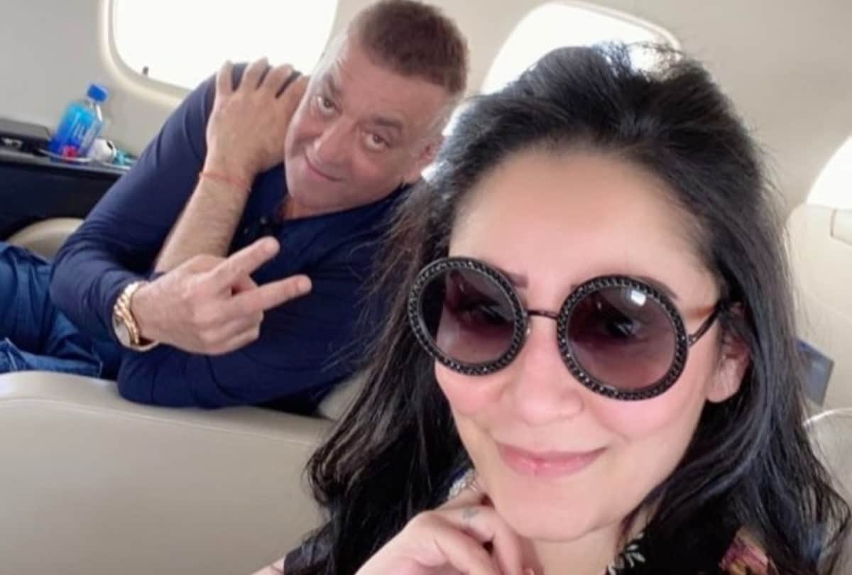 Sanjay Dutt News: Sanjay Wife Maanayata Dutt flies dubai in a private jet