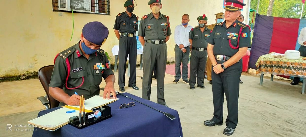 group commander visited battalion office