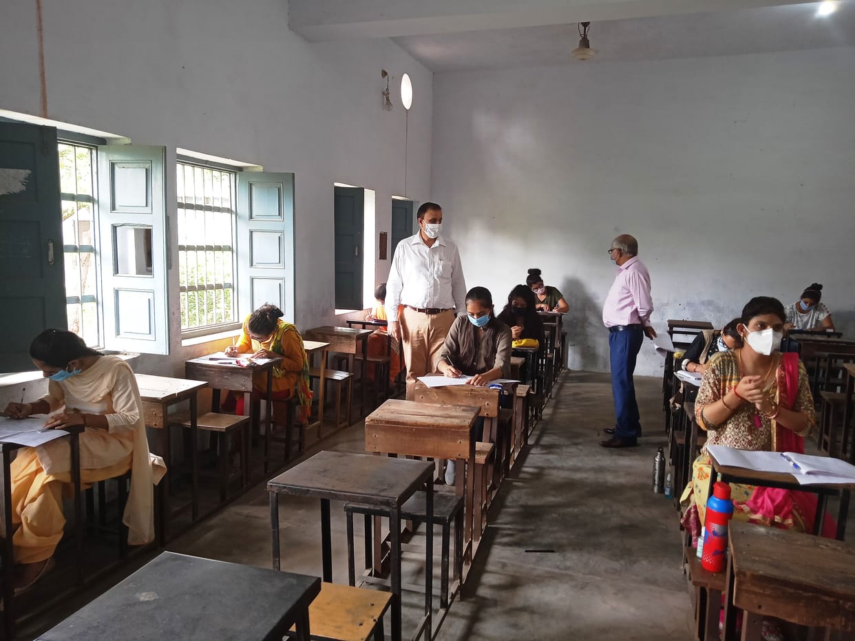Online and offline examination of various courses started in MDU
