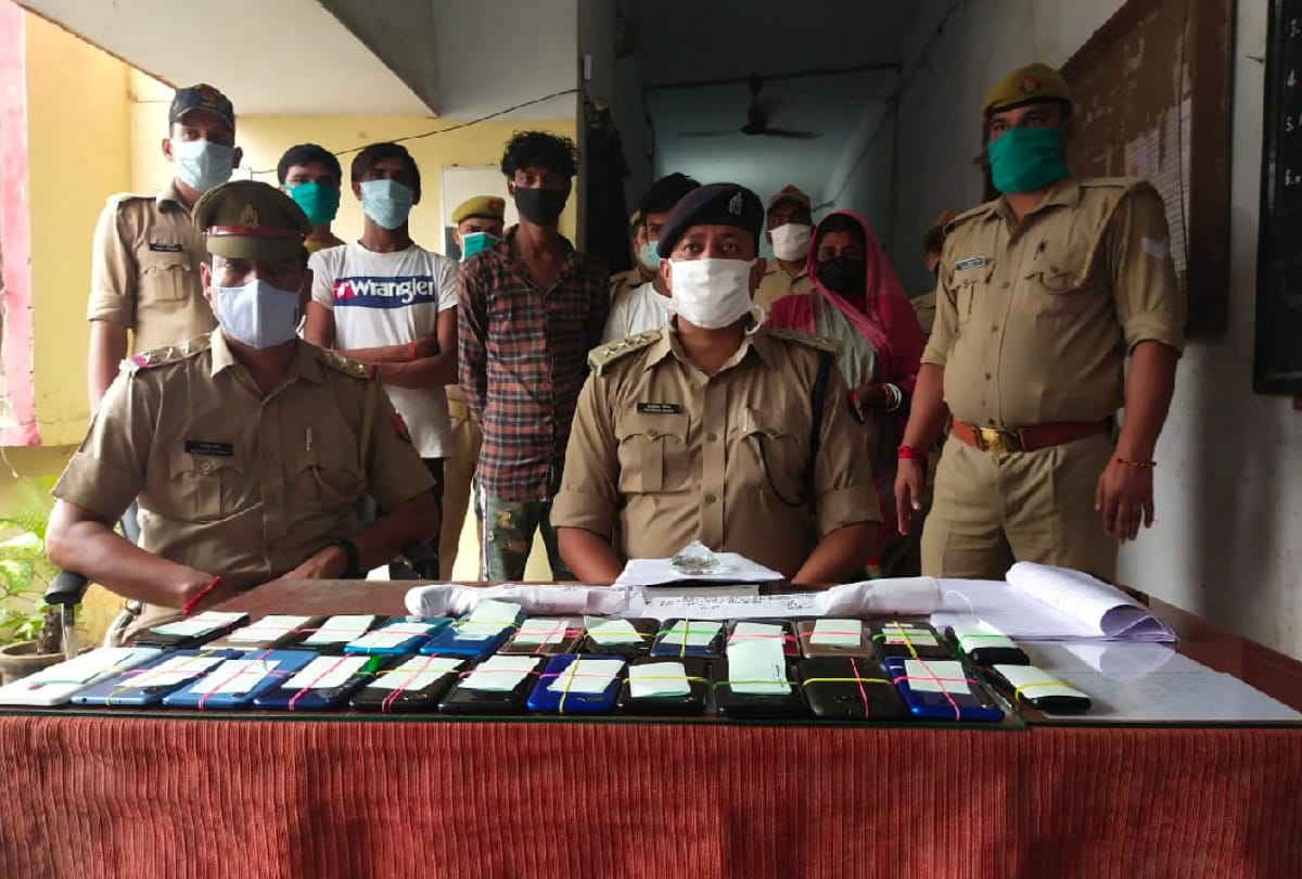 crooks Used to steal mobile phones by children, five arrested including women in gorakhpur