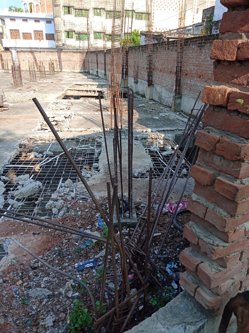 Illegal construction demolished, responded to notice