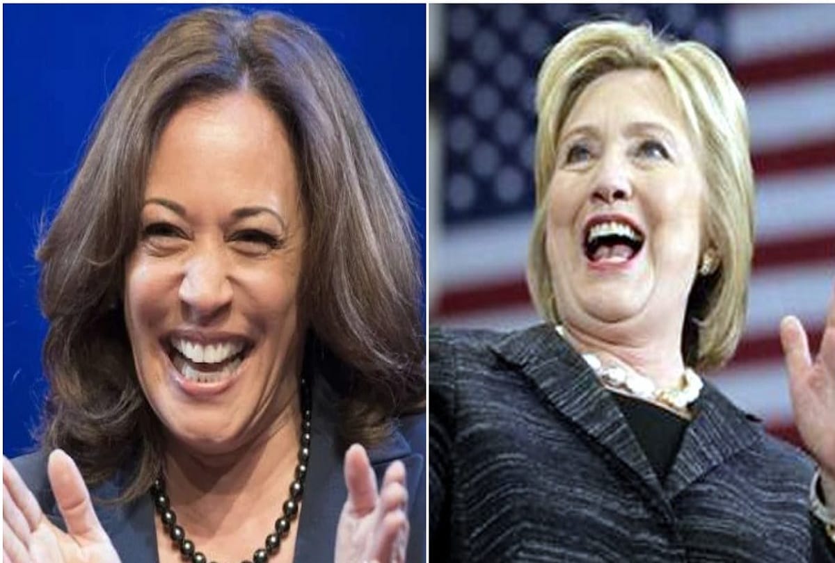 US Presidential Election 2020, Kamala Harris and Hillary Clinton mocked Donald Trump
