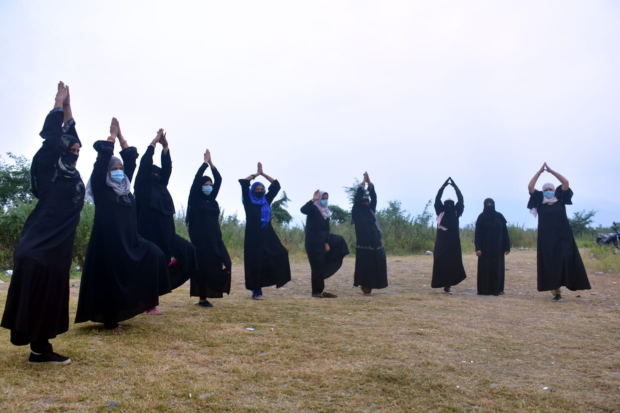 Muslim women serious for health