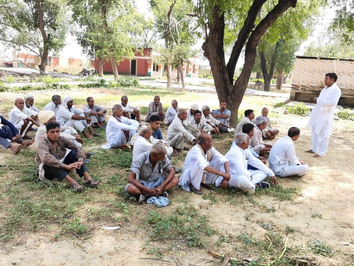 Farmers of Sandil village did not come alive on the call of district administration in Pegan Pax case