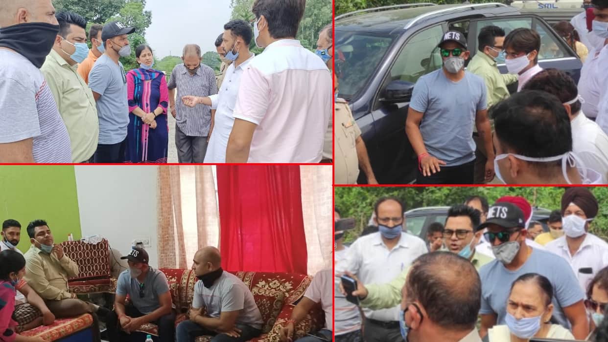 Suresh Raina News: Cricketer Suresh Raina Visited Pathankot