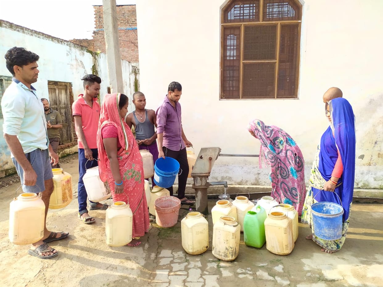nahru nager and gandhi nager water crisis