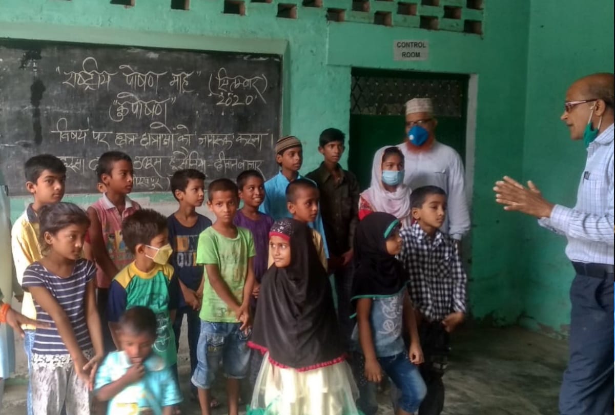 Madrasas children get midday meal ration slip in gorakhpur