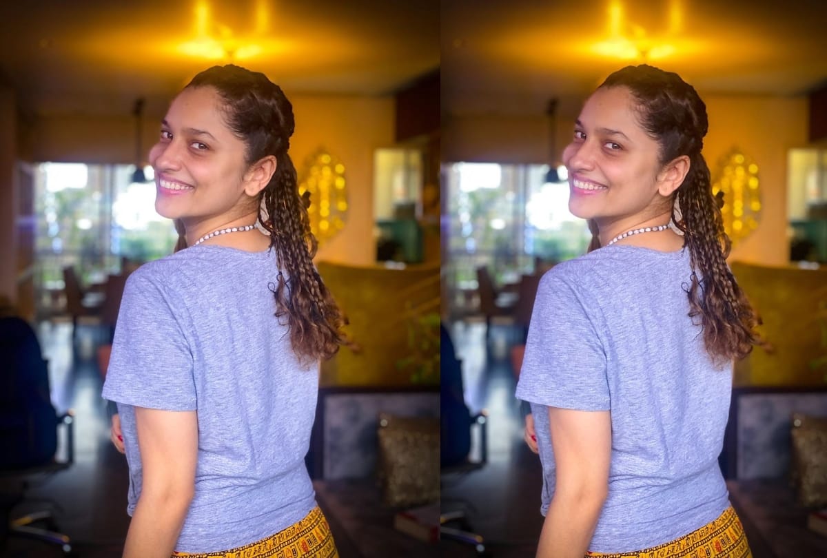 ankita lokhande getting trolled for om printed patiala salwar