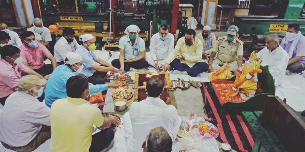 Celebrated the birth anniversary of Lord Vishwakarma