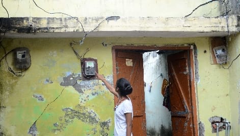 Bareilly: houses up to six inches in Jogi Nawada