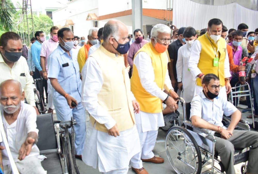 BJP celebrate PM Modi's birthday in Lucknow.