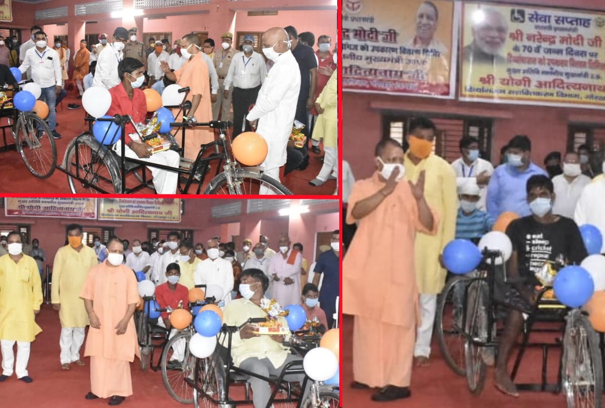 PM Narendra Modi 70 Birthday celebration in Gorakhnath temple gorakhpur news update see latest photos